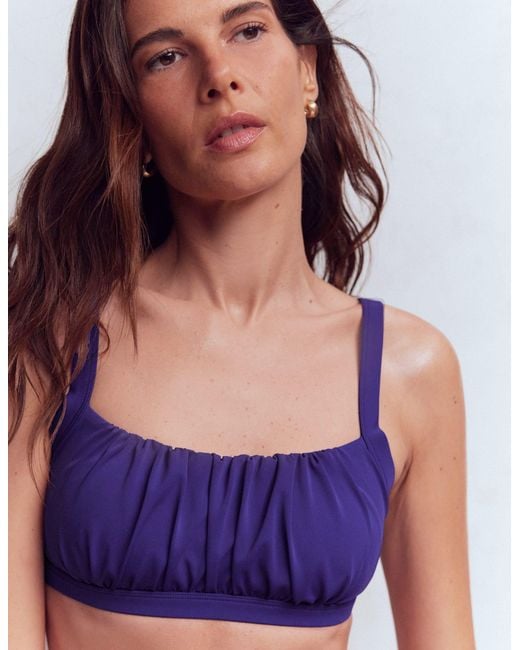Boden Purple Skiathos Bikini Top