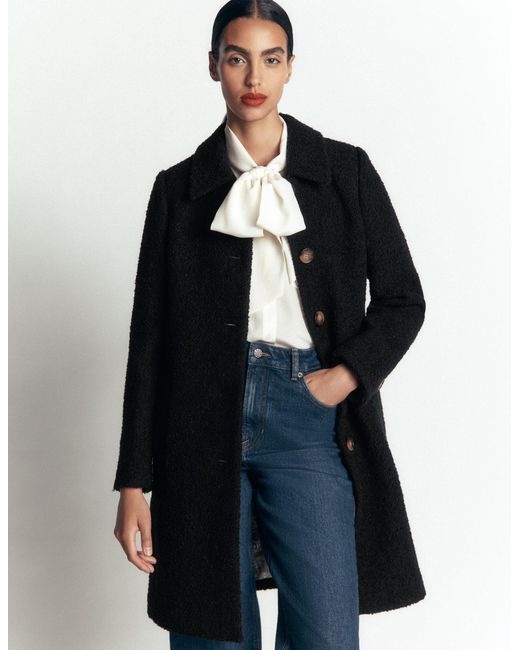 Boden Blue Aylesford Wool Coat