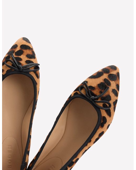 Boden White Point Flexi Sole Flats
