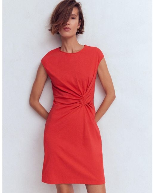 Boden Red Delilah Twist Short Dress
