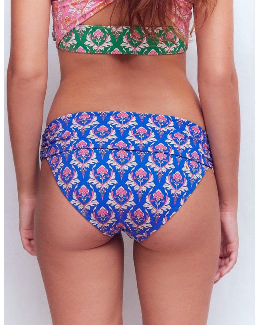 Boden Red Classic Fold Bikini Bottoms