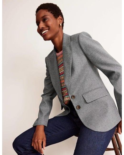 Boden Gray Der Marylebone Woll-Blazer Damen