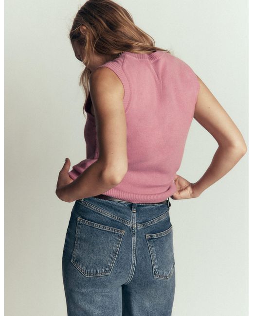 Boden Red Elsie Cashmere Tank