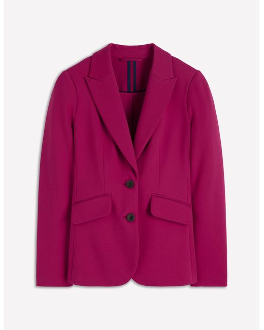 Boden Pink Marylebone Ponte Blazer