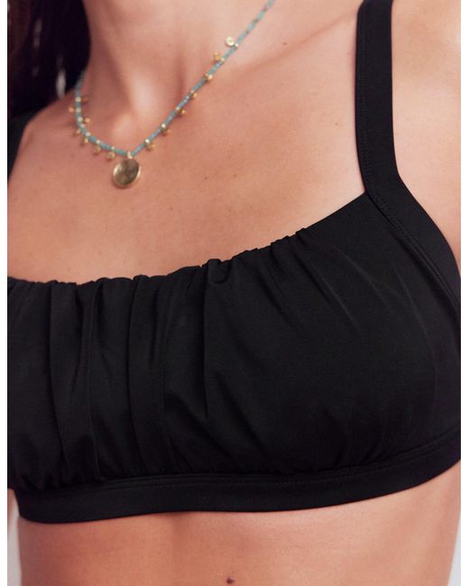Boden Black Skiathos Bikini Top