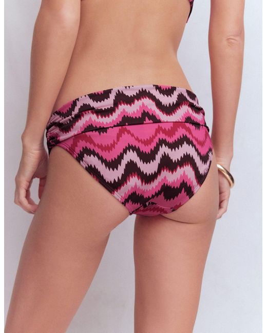 Boden Pink Classic Fold Bikini Bottoms