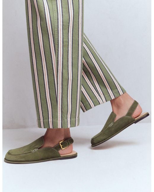 Boden Green Slingback Clog