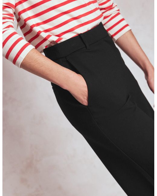 Boden Black Belgravia Ponte Trousers