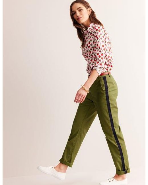 Pantalon chino barnsbury Boden en coloris Green