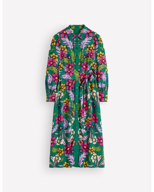 Boden Metallic Maeve Occasion Shirt Dress