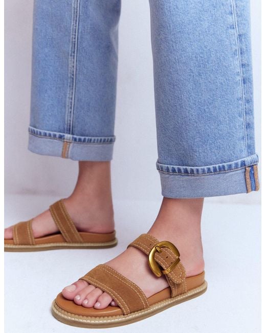 Boden Brown Caryl Double Strap Sandals