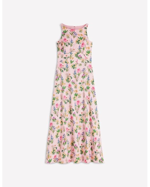 Boden White Silvia Boned Bodice Maxi Dress