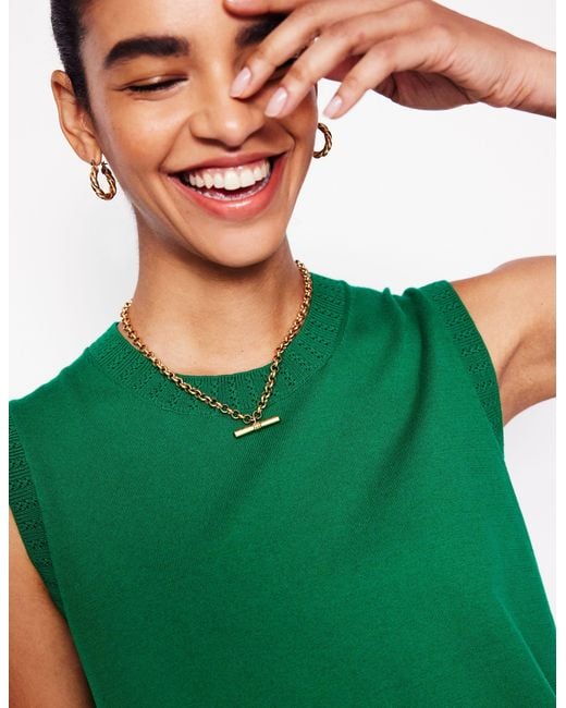 Boden Natural T-bar Chain Necklace