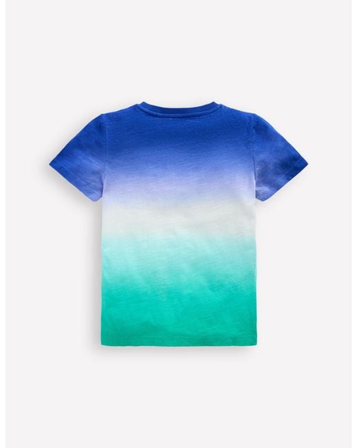 T-Shirt Tie And Dye-Bleu Vif/Bleu Aigue-Marine Boden pour homme en coloris Blue