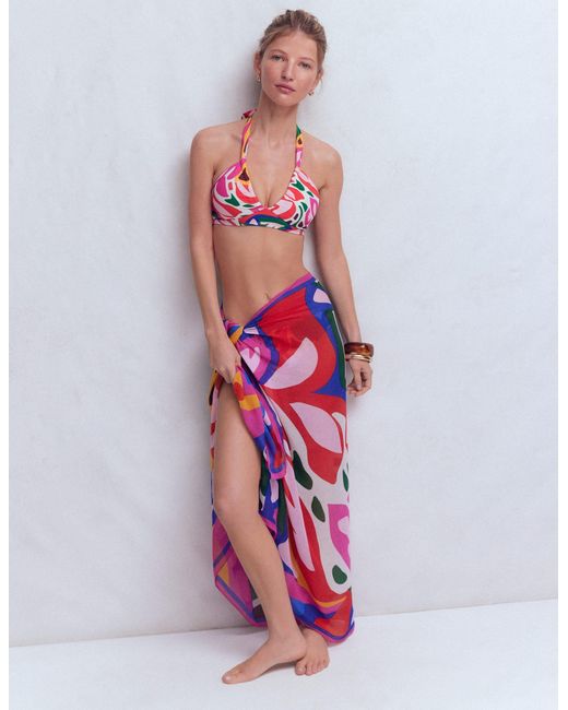 Boden Multicolor Minori Halter Tie Bikini Top