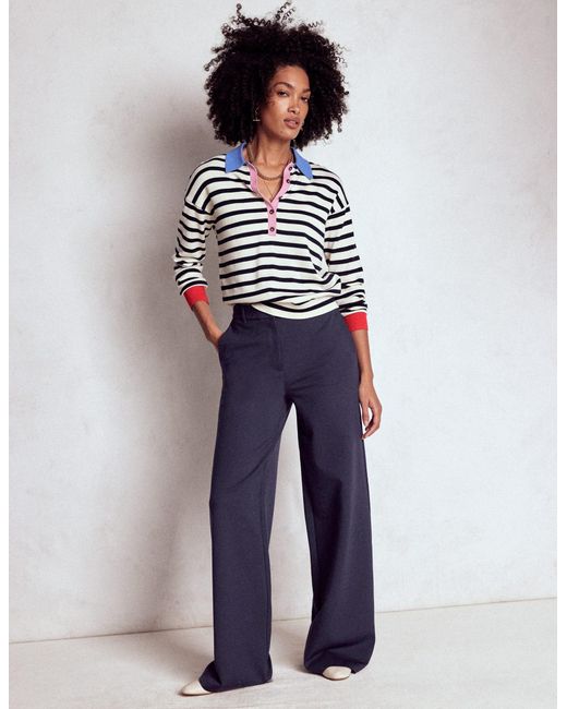 Boden Blue Belgravia Ponte-Hose