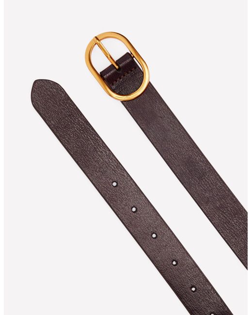 Boden Blue Classic Leather Belt