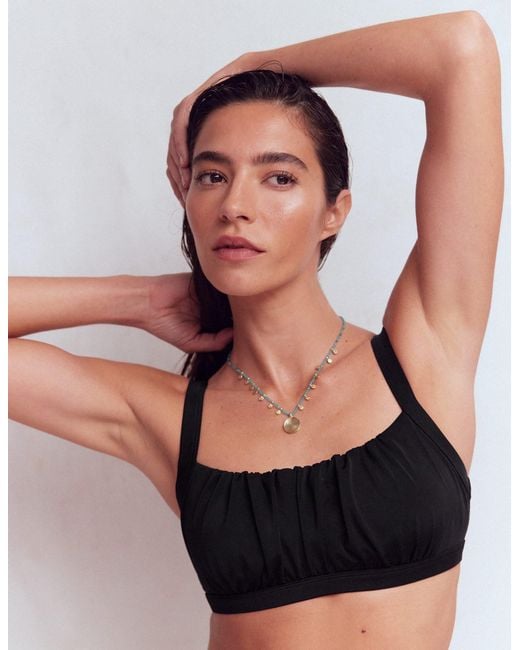 Boden Black Skiathos Bikini Top