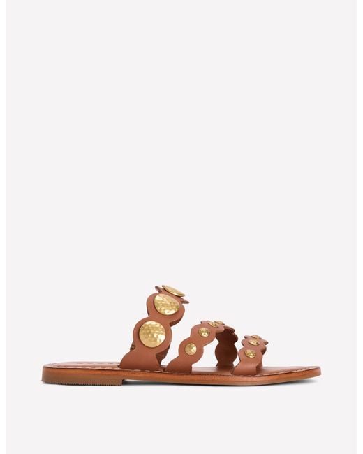 Boden Brown Asymmetric Disc Mule