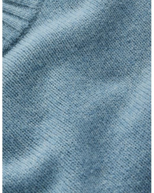 Boden Blue Marta Merino Wool Crew Sweater