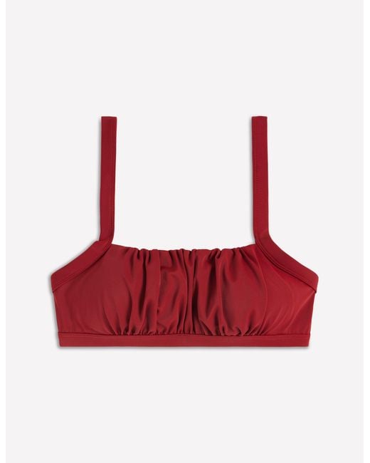 Boden Red Skiathos Bikini Top