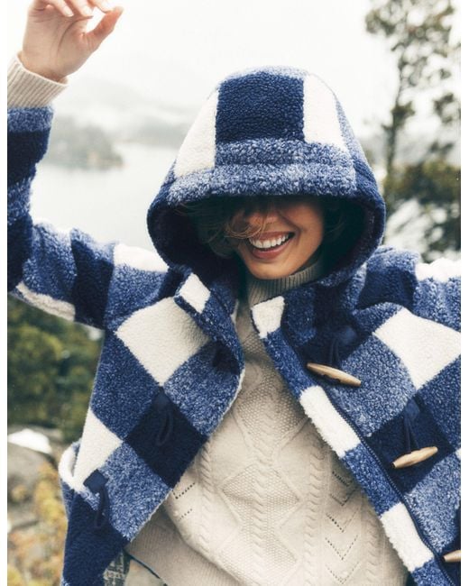 Boden Blue Borg Duffle Coat