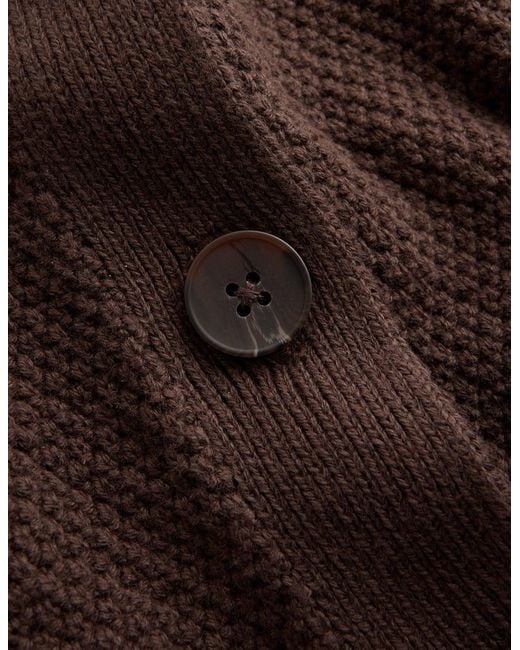 Boden Blue Hayley Cotton V-Neck Cardigan