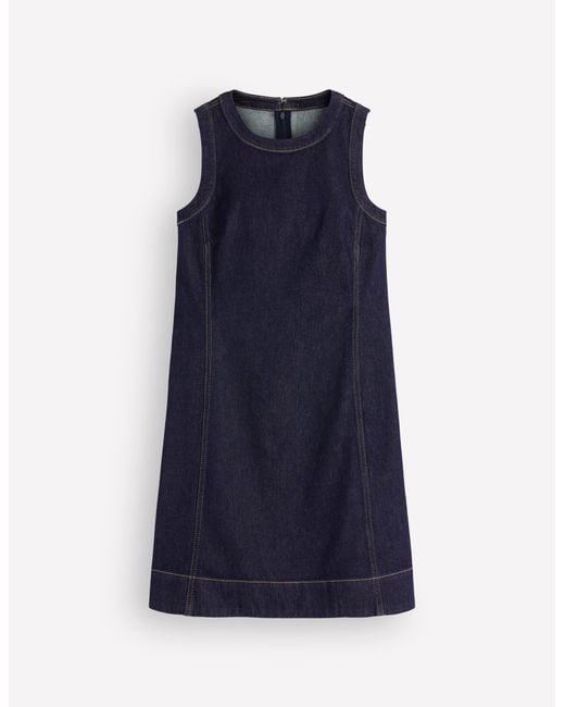 Boden Blue Lou Denim Shift Dress