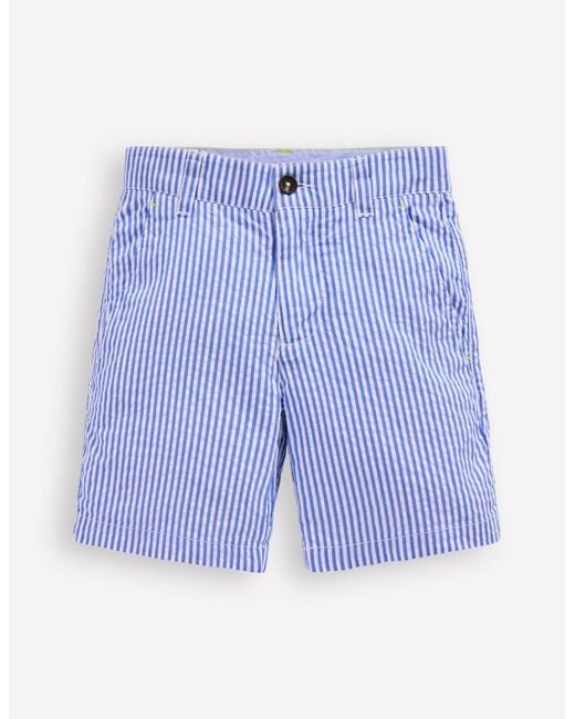 Short En Seersucker-Rayé Style Coutil Bleu Boden pour homme en coloris Blue