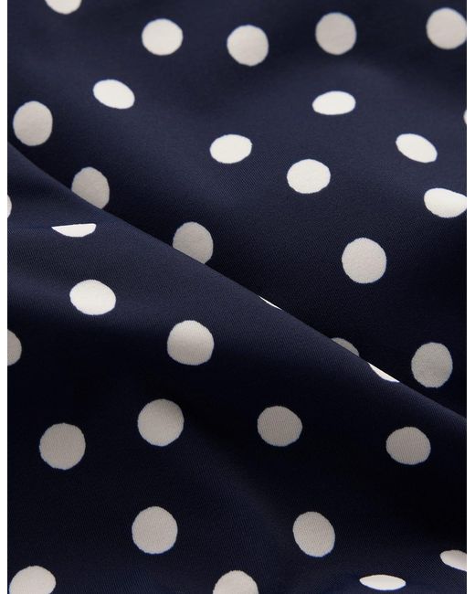 Boden Blue Tilos Tie Side Swimsuit
