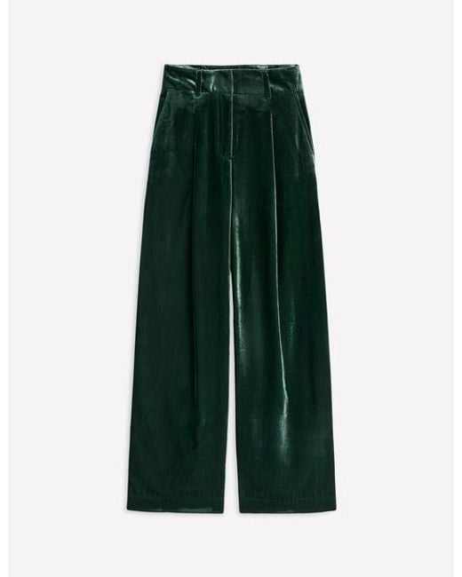 Boden Green Chiswick Velvet Trousers