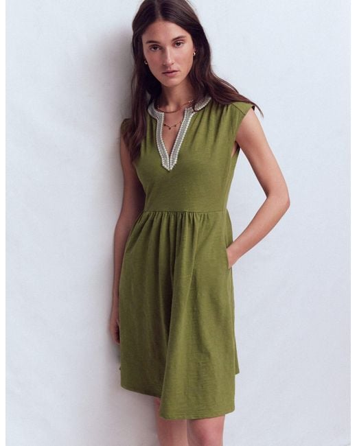 Boden Green May Jersey Short Dress