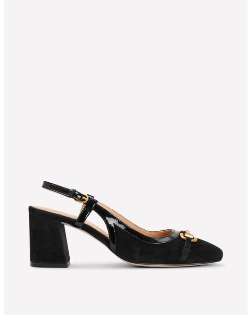Chaussures À Talons Iris Avec Mors Et Bride Arrière-Noir Boden en coloris Black