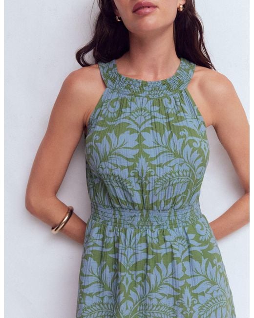 Boden Green Daphne Double Cloth Dress
