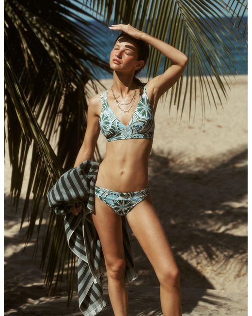 Boden Blue Arles Bikini Top