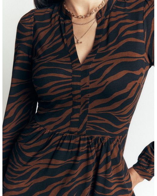 Boden Black Naomi Relaxed Jersey Dress