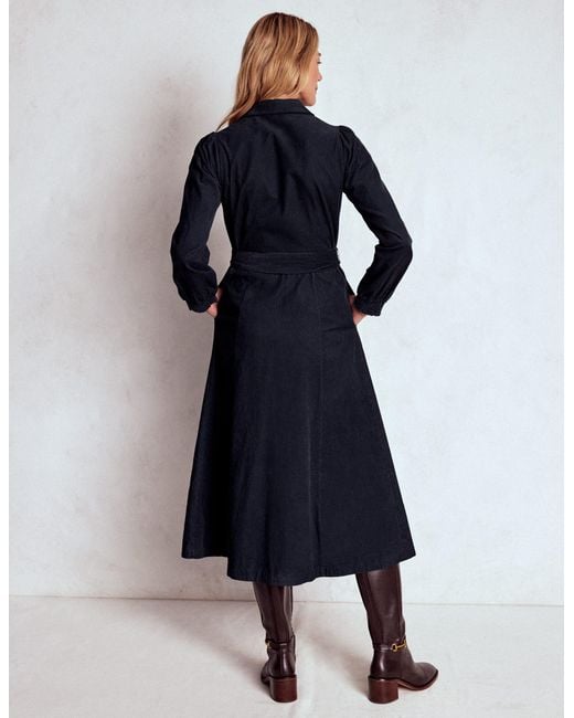 Boden Blue Clara Cord Midi Dress