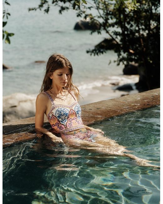 Boden Green Clean Sweetheart Swimsuit