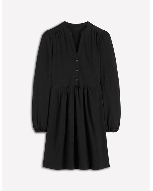 Boden Black Amy Short Jersey Dress