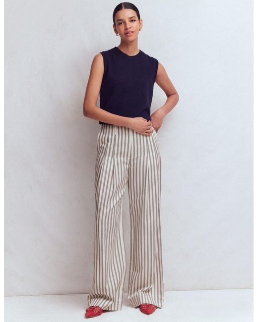 Boden Brown Mayfair Tailored Trousers