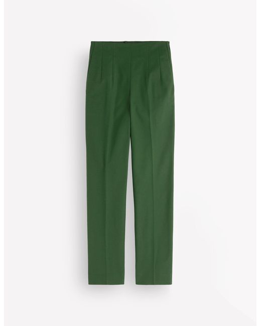 Boden Green Slim Leg Cotton Trousers