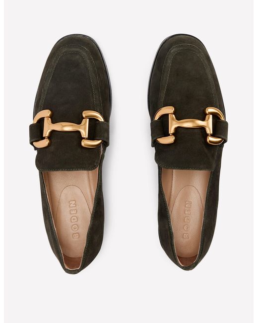 Boden Black Iris Snaffle Loafers