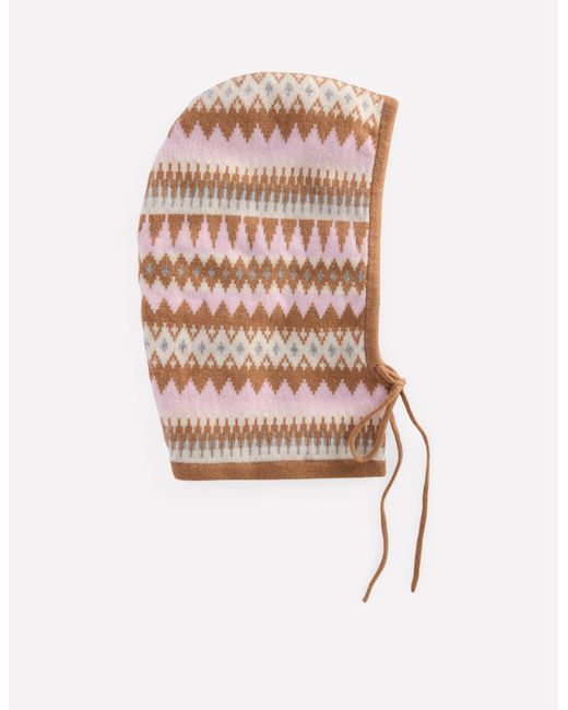 Boden White Knitted Hood