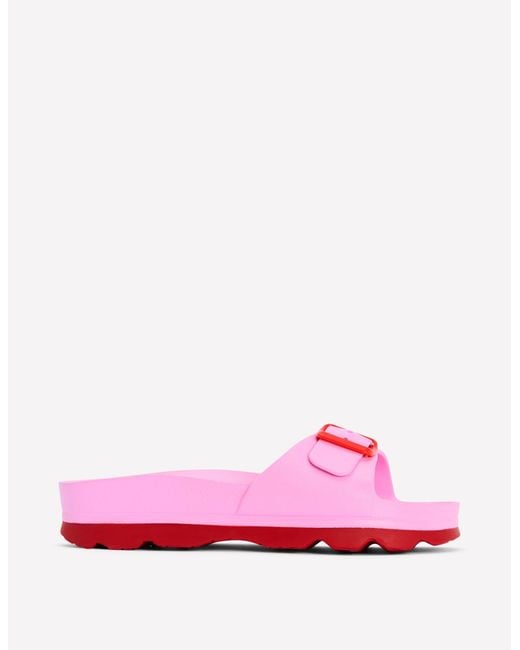 Boden Pink Lyla Single Buckle Sliders