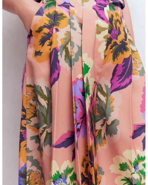 Boden White Regent Wide Leg Trousers