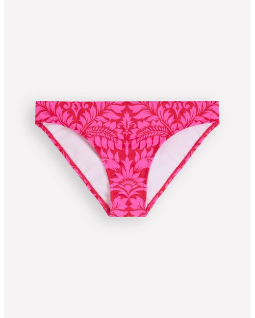Boden Red Classic Bikini Bottoms
