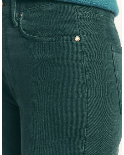 Boden Blue High Rise Cord Slim Jeans