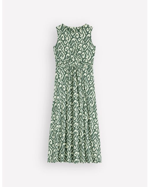 Boden Green Zara Cross Waist Jersey Dress