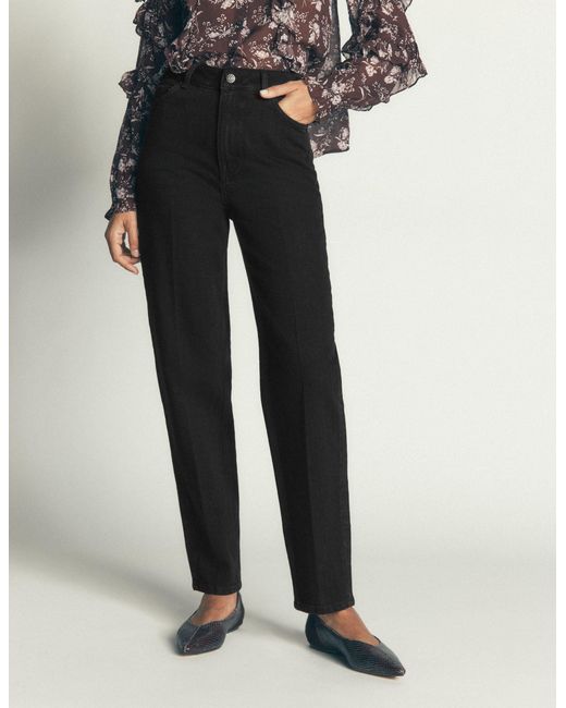 Boden Black Tapered Leg Jeans