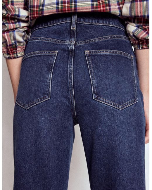 Boden Blue Bequeme, Mittelhohe Stretch-Jeans